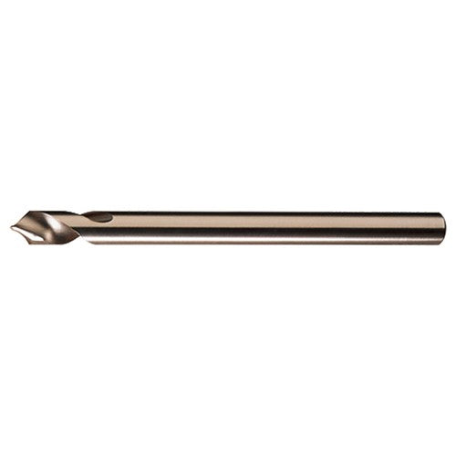 3/8″ × 5″ OAL 90 Degree HSSCoPM Radial NC Spotting Drills Gold-Black Oxide - Exact Industrial Supply