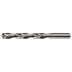 15/64 RHS / RHC HSS 118 Degree Radial Point Low Helix Jobber Drill - Bright - Exact Industrial Supply