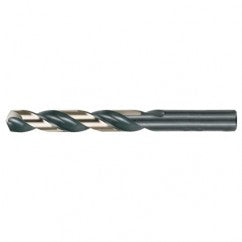 #15 RHS / RHC HSS 135 Degree Split Point Heavy Duty Jobber Length Drill - Black & Gold - USA Tool & Supply