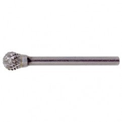 SD-3 Double Cut Solid Carbide Bur-Ball Shape - USA Tool & Supply