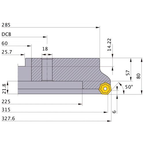‎AHX640W-315C28R MILL