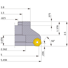 AHX640WR0518E FACE MILL