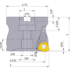 AJXU14R0304C FACE MILL