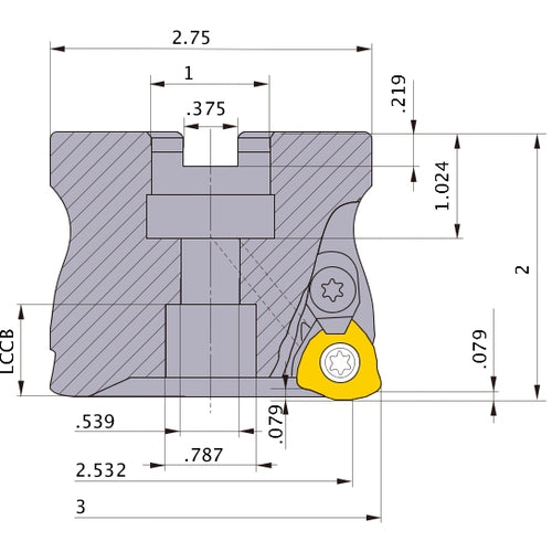AJXU14R0305C FACE MILL