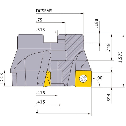 ASX400R0205 FACE MILL
