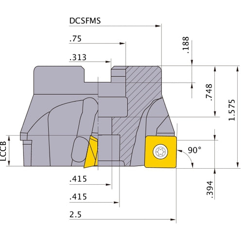 ASX400R2506 FACE MILL