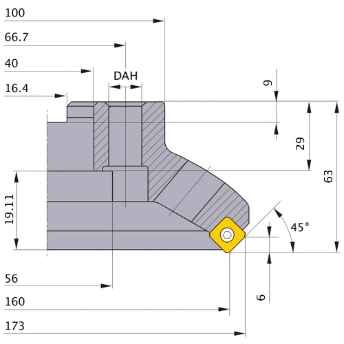 ‎ASX445-160C07R MILL