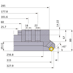 ‎ASX445-315C14R MILL