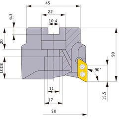 ‎AXD4000-050A04RA FACE MILL