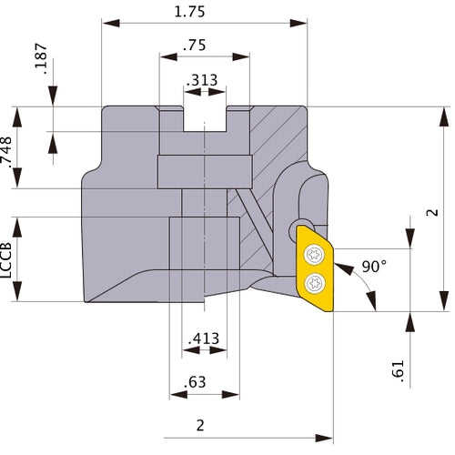 AXD4000UR0204A FACE MILL