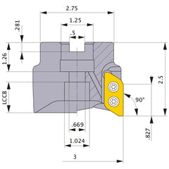 AXD7000UR0303DA FACE MILL