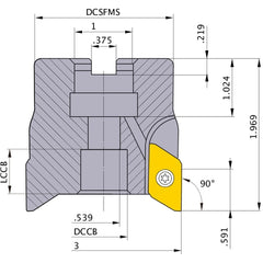 BXD4000R0305B FACE MILL