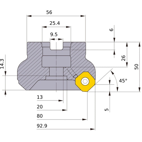 WSX445R08008CA MILL