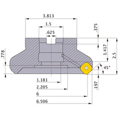 WSX445UR0610EA FACE MILL