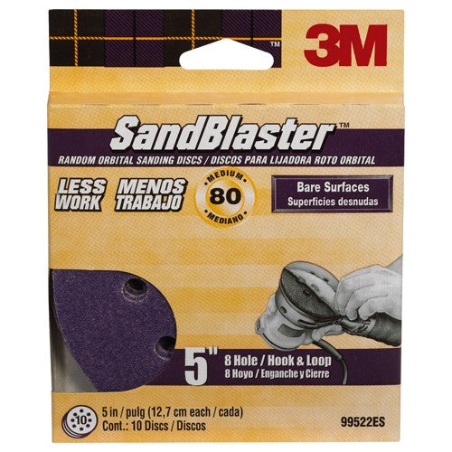 5in × 8Hole 3M™ SandBlaster™ Sanding D Alt Mfg # 99822 - USA Tool & Supply