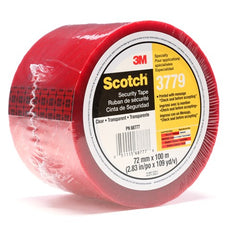 Scotch Security Message Box Sealing Tape 3779 Clear 72 mm × 100 m - USA Tool & Supply