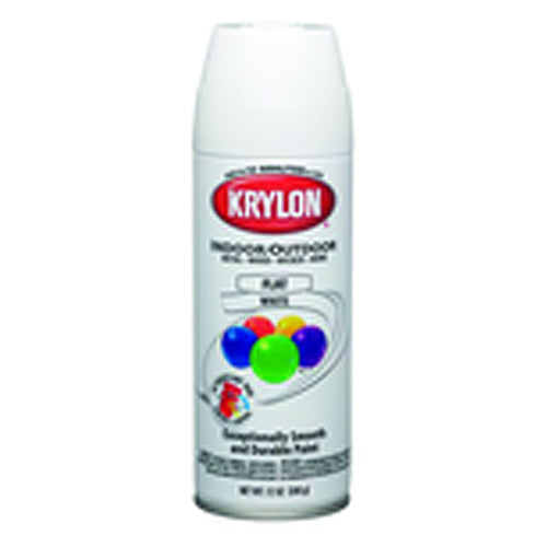 Interior/Exterior Industrial Maintenance Paint Flat White - USA Tool & Supply