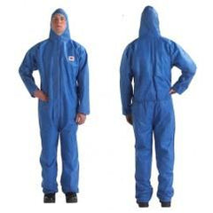 4215 2XL BLUE DISPOSABLE COVERALL - USA Tool & Supply