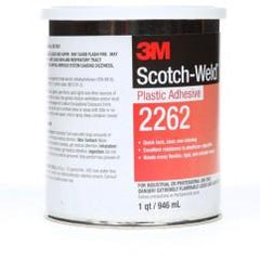 HAZ03 1 QT PLASTIC ADHESIVE - USA Tool & Supply