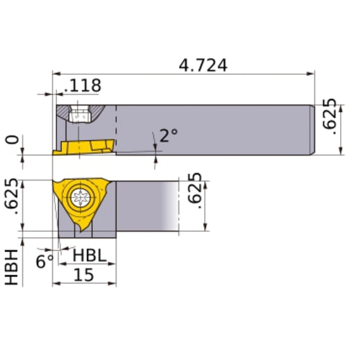 GTBHL-103 TURNING HOLDER