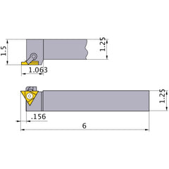 ‎MTVOL-20-4D TURNING HOLDER