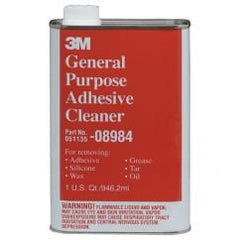 HAZ08 1 QT ADHESIVE CLEANER - USA Tool & Supply