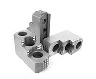 Hard Chuck Jaws - 1.5mm x 60 Serrations - Chuck Size 4" to 5" inches - Part #  KT-50HJ1-B - USA Tool & Supply