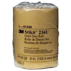 6 - P150 Grit - 236U Disc Roll - USA Tool & Supply