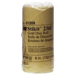 6 - P180 Grit - 216U Disc Roll - USA Tool & Supply