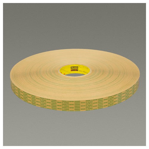 3M Adhesive Transfer Tape Extended Liner 465XL Translucent 1/2″ × 60 yd 2 mil - USA Tool & Supply