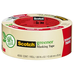 ‎Scotch Greener Masking Tape for Performance Painting 2050-72A 2.82″ × 60.1 yd (72 mm × 55 m) - USA Tool & Supply