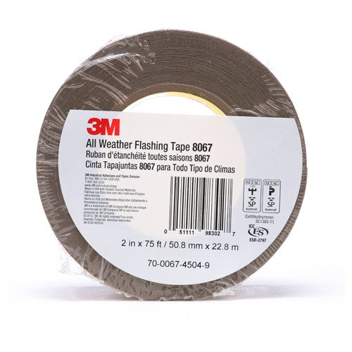 3M All Weather Flashing Tape 8067 Tan Non-Slit Liner 2″ × 75 Ft - USA Tool & Supply