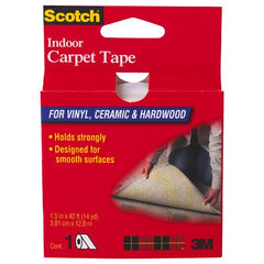 Scotch Indoor Carpet Tape CT2010 1.5″ × 42 ft (38.1 mm × 12.8 m) Carpet Tape - USA Tool & Supply