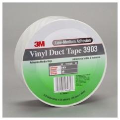 49X50YDS 3903 WHITE VINYL DUCT TAPE - USA Tool & Supply