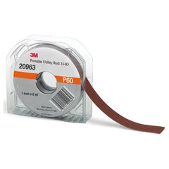 3M Portable Utility Cloth Roll 314D P60 X-weight 1″ × 8 yd - USA Tool & Supply