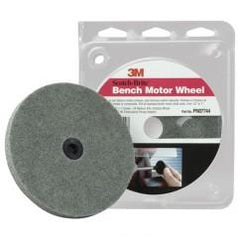 BENCH MOTOR WHEEL SCOTCH-BRITE - USA Tool & Supply