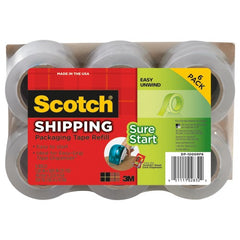 Scotch Sure Start Packaging Tape DP-1000RF6 1.88″ × 900″ (48 mm × 22 8 m) - USA Tool & Supply