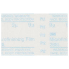 3M Microfinishing PSA Film Disc 268L 9 Mic Type D Light Blue 10″ x NH Die 1000C - USA Tool & Supply