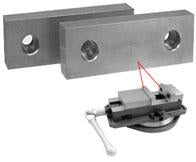 Machinable Aluminum and Steel Vice Jaws - SBM - Part #  VJ-661 - USA Tool & Supply