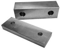 Machined Aluminum Vice Jaws - SBM - Part #  VJ-6A100202M - USA Tool & Supply