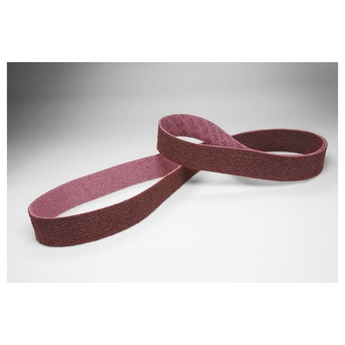 Scotch-Brite Surface Conditioning Low Stretch Belt SC-BL A/O Medium 1″ × 42″ - USA Tool & Supply