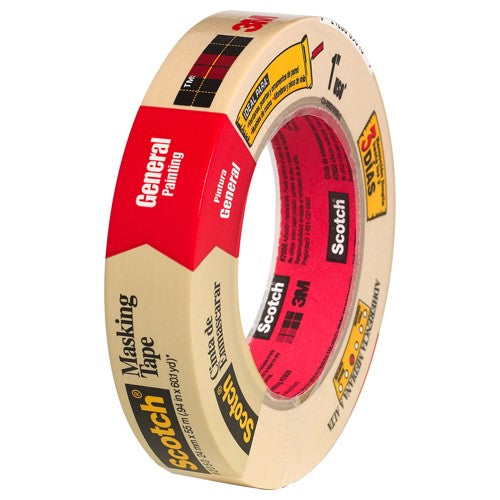 Scotch Masking Tape 185 3/4″ × 1000″ Roll - USA Tool & Supply