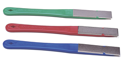 2-1/2 x 3/4" - X-Fine; Fine; Coarse Grits - Rectangular Dia-Sharp Mini Hone Sharpener - USA Tool & Supply