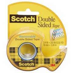 Scotch Removable Double Sided Tape 238 3/4″ × 200″ (19 mm × 5.08 m) - USA Tool & Supply