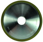 6 x 1/2 x 1-1/4'' - 1/8'' Abrasive Depth - 150 Grit - 1/4 Rim Type 4A2 Diamond Wheel for Foley-Type Grinder - USA Tool & Supply