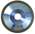 5 x 1-3/4 x 1-1/4'' - 1/8'' Abrasive Depth - 150 Grit - 3/8 Rim Type 11A2 Diamond Flaring Cup Wheel - USA Tool & Supply