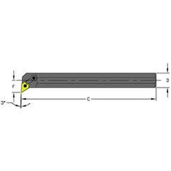 S20T MDUNR3 Steel Boring Bar - USA Tool & Supply