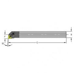 E20U MCLNR4 Solid Carbide Boring Bar w/Coolant - USA Tool & Supply