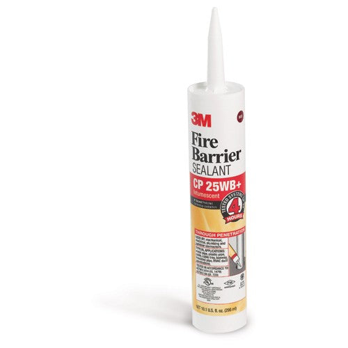 3M Fire Barrier Sealant CP 25WB+ Red 10.1 fl oz Cartridge - USA Tool & Supply