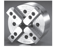 Strong Power Chucks - NIT-200 Series Chucks - 4 Jaw - Part # K-F208A06-NIT-B - USA Tool & Supply